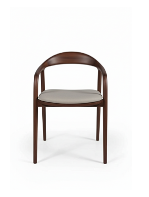 Woodenbend Delfi Ceviz Rengi Ahşap Sandalye – Modern İskandinav ve Konforlu Tasarım