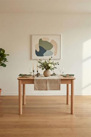 Woodenbend Elena Naturel Ahşap Açılır Mutfak Masa Takımı 80x120 cm – Bench + 2 Döşeme Sandalyeli Vintage Masa Takımı