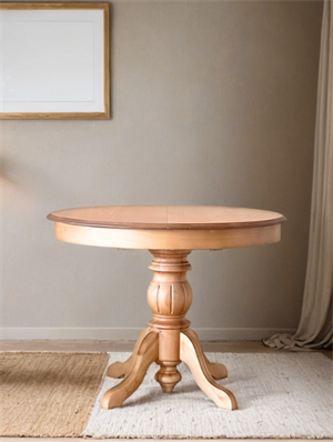 Woodenbend Gerona Ahşap Natural Hazeranlı Açılır Masa Takımı