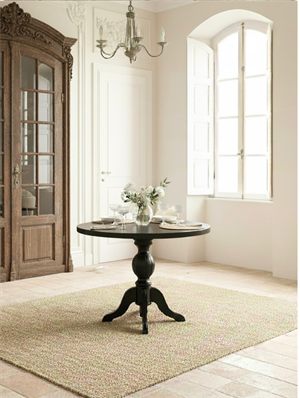 Woodenbend Kraunt Siyah Yuvarlak Ahşap Masa Takımı 100x100 cm – 4 Siyah Sandalyeli Modern İskandinav