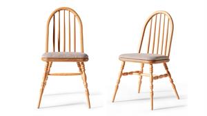 Woodenbend Laura Natural Ahşap Sandalye (4 Adet )