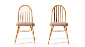 Woodenbend Laura Natural Ahşap Sandalye (4 Adet )