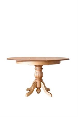 Woodenbend Laura Naturel Yuvarlak Açılır Yemek Masası Takımı – 100 cm Çap, Açıldığında 100x130 cm, 4 Kişilik İskandinav & Country Stil Masa Seti