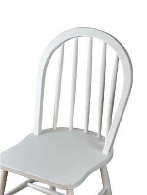 Woodenbend Milena Beyaz Kayın Sandalye – Ahşap Detaylı El İşçiliği 