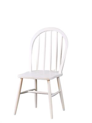 Woodenbend Milena Beyaz Kayın Sandalye – Ahşap Detaylı El İşçiliği 