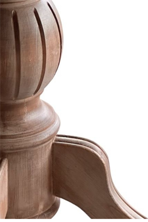 Woodenbend Lores Esktitme Yuvarlak Masa 100x100 cm – Modern Minimal Ahşap Yemek Masası
