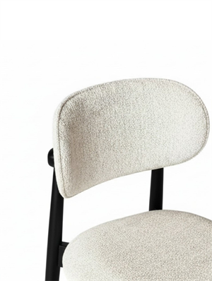 Woodenbend Mavenna Siyah Oval Beyaz Ahşap Lake Masa Sandalye Takımı 80x130 cm – 4 Sandalyeli