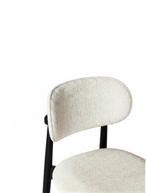 Woodenbend Mavenna Siyah Oval Beyaz Ahşap Lake Masa Sandalye Takımı 80x130 cm – 4 Sandalyeli