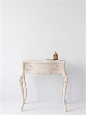 Woodenbend Milano Beyaz Dresuar 92x45x83 cm | Klasik Ahşap Antre ve Hol Dresuarı
