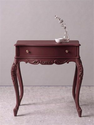 Woodenbend Milano Bordo Dresuar 92x45x83 cm | Klasik Ahşap Antre ve Hol Dresuarı
