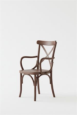Woodenbend Milano Thonet Kollu Ceviz Rengi Ahşap Kayın Ağacı Sandalye –Ahşap Detaylı El İşçiliği
