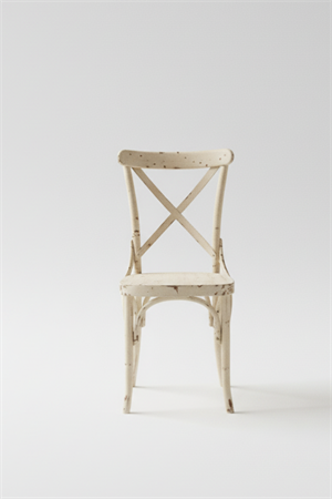 Woodenbend Milano Thonet  Krem Eskitme Ahşap Kayın Ağacı Sandalye –Ahşap Detaylı El İşçiliği