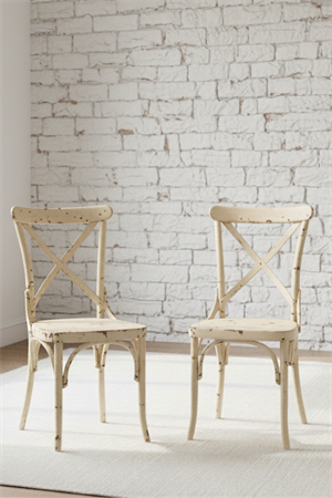Woodenbend Milano Thonet  Krem Eskitme Ahşap Kayın Ağacı Sandalye –Ahşap Detaylı El İşçiliği