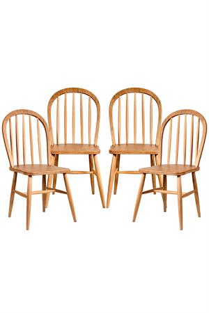 (Woodenbend Milena Natural Kayın Sandalye – Ahşap Detaylı El İşçiliği ( 4 adet )