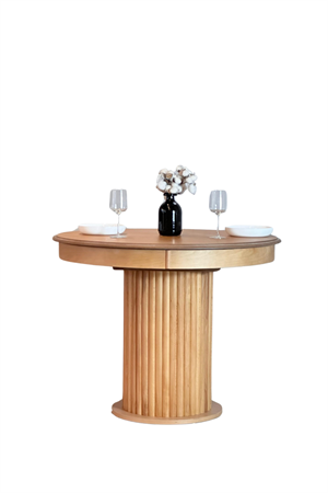 Woodenbend Mirla Açılır Natural Ahşap Masa Sandalye Takımı