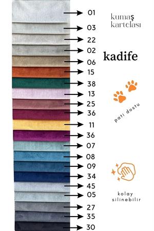 Woodenbend Arlen Yuvarlak Beyaz Masa 100 cm – 2 Hazeranlı Sandalyeli Ahşap Yemek Masası