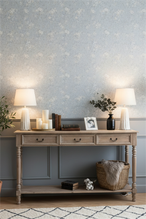 Woodenbend Monaco Eskitme Masif Ahşap 3 Çekmeceli Dresuar – Klasik Modern Country Tarz Konsol - 120x38x80 cm