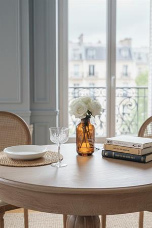 Woodenbend Mossa Eskitme Açılır Ahşap Mutfak Masası – 110x110 cm, Vintage Yemek Masası ve Sandalye Seti