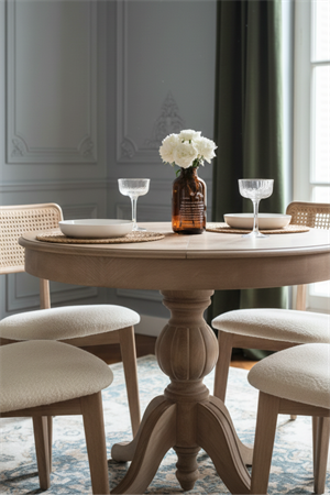 Woodenbend MOSSA ESKİTME AÇILIR MUTFAK MASA SANDALYESİ 100X100