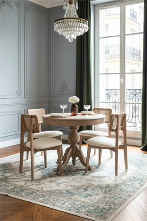 Woodenbend MOSSA ESKİTME AÇILIR MUTFAK MASA SANDALYESİ 100X100