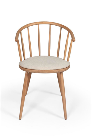 Woodenbend Nicde Natural Kayın Sandalye – Ahşap Detaylı El İşçiliği