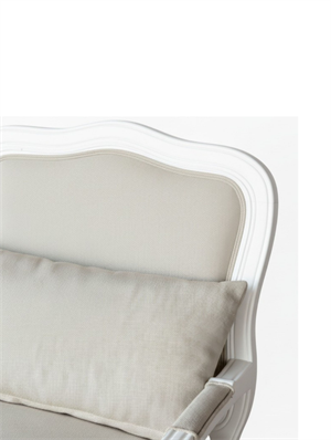 Woodenbend Orlando Beyaz Döşemeli Berjer – Kayın Ağacı, İskandinav Bohem Tarz, Konforlu Oturum