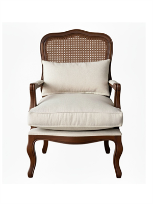 Woodenbend Orlando Ceviz Hazeranlı Berjer – Kayın Ağacı, İskandinav Bohem Tarz, Konforlu Oturum