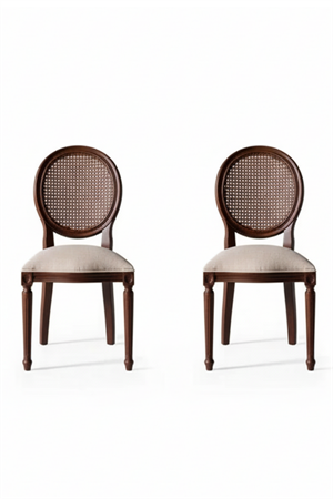 Woodenbend orlando Ceviz Rengi Ahşap Sandalye ( 2 adet sandalye )