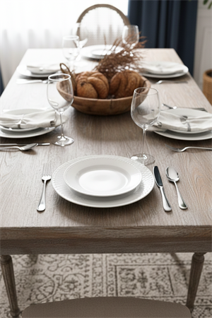 Woodenbend Orlando Dikdörtgen Masif Eskitme 80x160cm Masif Ahşap Yemek Masası Takımı – Ahşap Sandalyeli 4 Kişilik Masa Seti