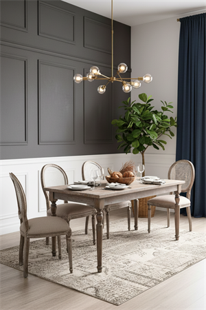 Woodenbend Orlando Dikdörtgen Masif Eskitme 80x160cm Masif Ahşap Yemek Masası Takımı – Ahşap Sandalyeli 4 Kişilik Masa Seti