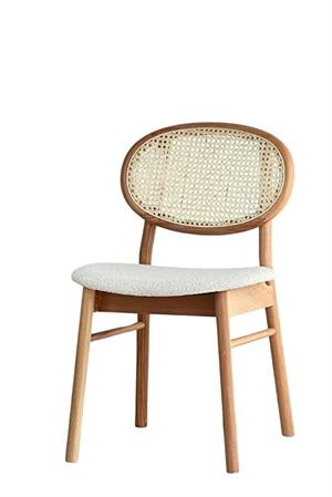 Woodenbend Pella Natural Ahşap Masa Takımı 90x90 – 4 Doğal Hazeranlı Kayın Sandalyeli