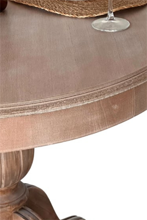 Woodenbend Ronya Eskitme Rengi Oval Açılır Masa 80x120 – 80x150 İskandinav Bohem Tarzı