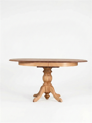 Woodenbend Ronya Natural Ahşap Oval Açılır Masa 80x120