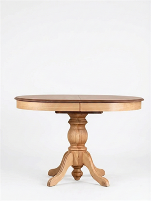 Woodenbend Ronya Natural Ahşap Oval Açılır Masa 80x120