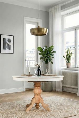 Woodenbend Ronya Natural Beyaz Ahşap Hazeranlı Oval Açılır Masa Sandalye Takımı 80x120 – 4 Sandalyeli Beyaz Ahşap Masa Seti