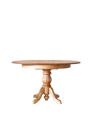 Woodenbend Rosense 100x100/130 Açılır Yuvarlak Natural Ahşap Yemek Masası Takımı – 4-6 Kişilik Hazeran Sandalyeli İskandinav ve Bohem Masa Seti