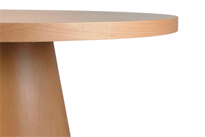 Woodenbend Tina Natural 100 cm Yuvarlak Yemek Masası – Bohem & İskandinav Tarz