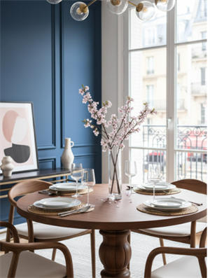 Woodenbend Tonga Ceviz Rengi Masa Sandalye Takımı 100x100 İskandinav Modern 4 Kayın Ağacı Sandalyeli