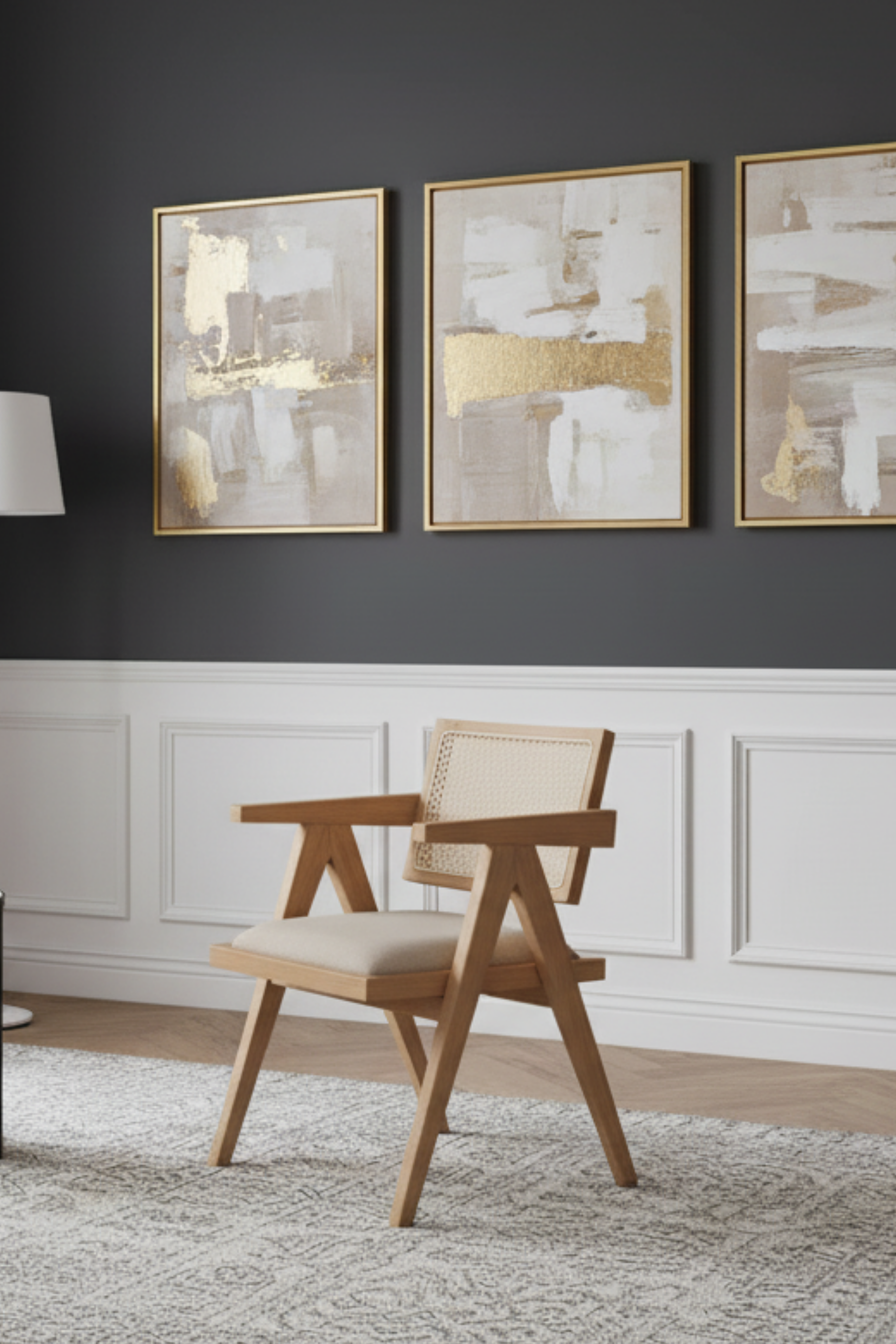 Woodenbend Emily Natural Kollu Kayın Sandalye – Ahşap Hazeran Detaylı El İşçiliği