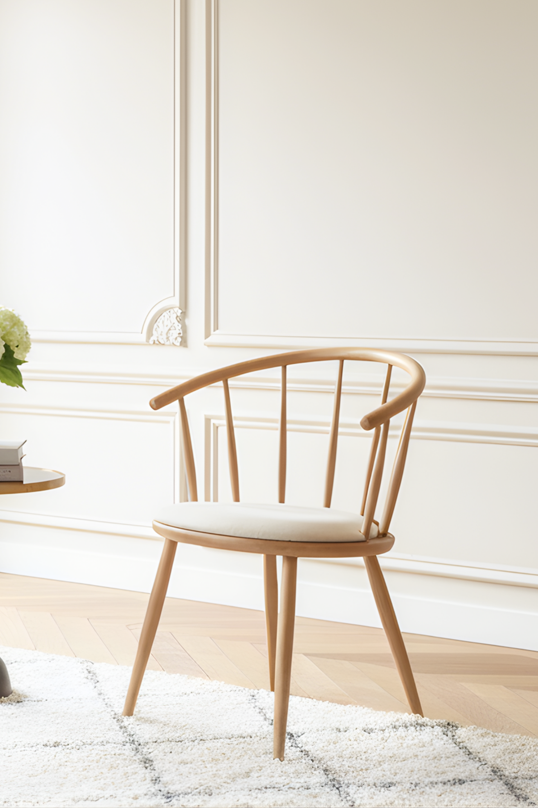 Woodenbend Nicde Natural Kayın Sandalye – Ahşap Detaylı El İşçiliği