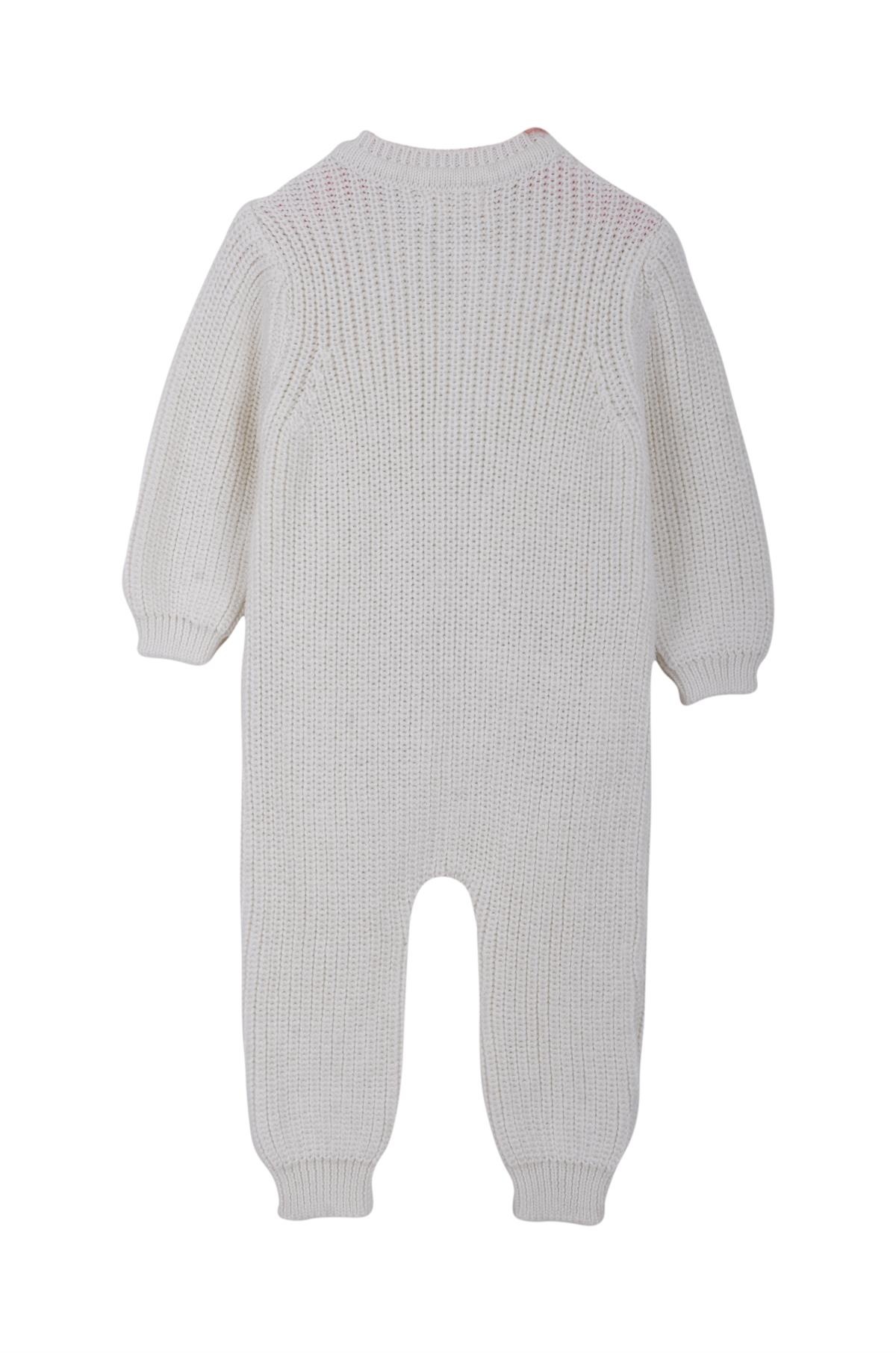Şık Unisex Triko Selanik Tulum Kemik
