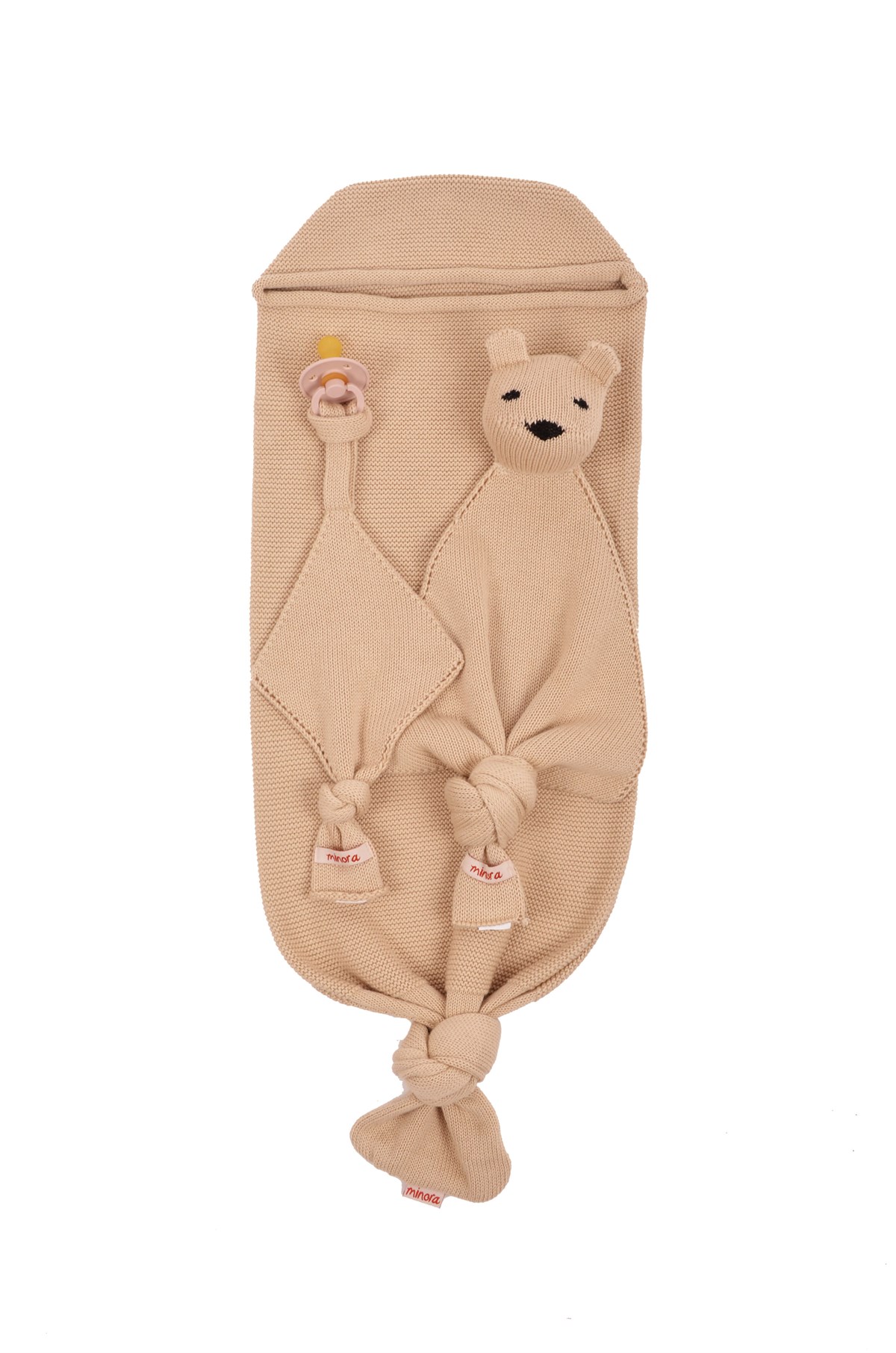 Triko 3lü Koza Kundak ( Uyku tulumu) Set Taş