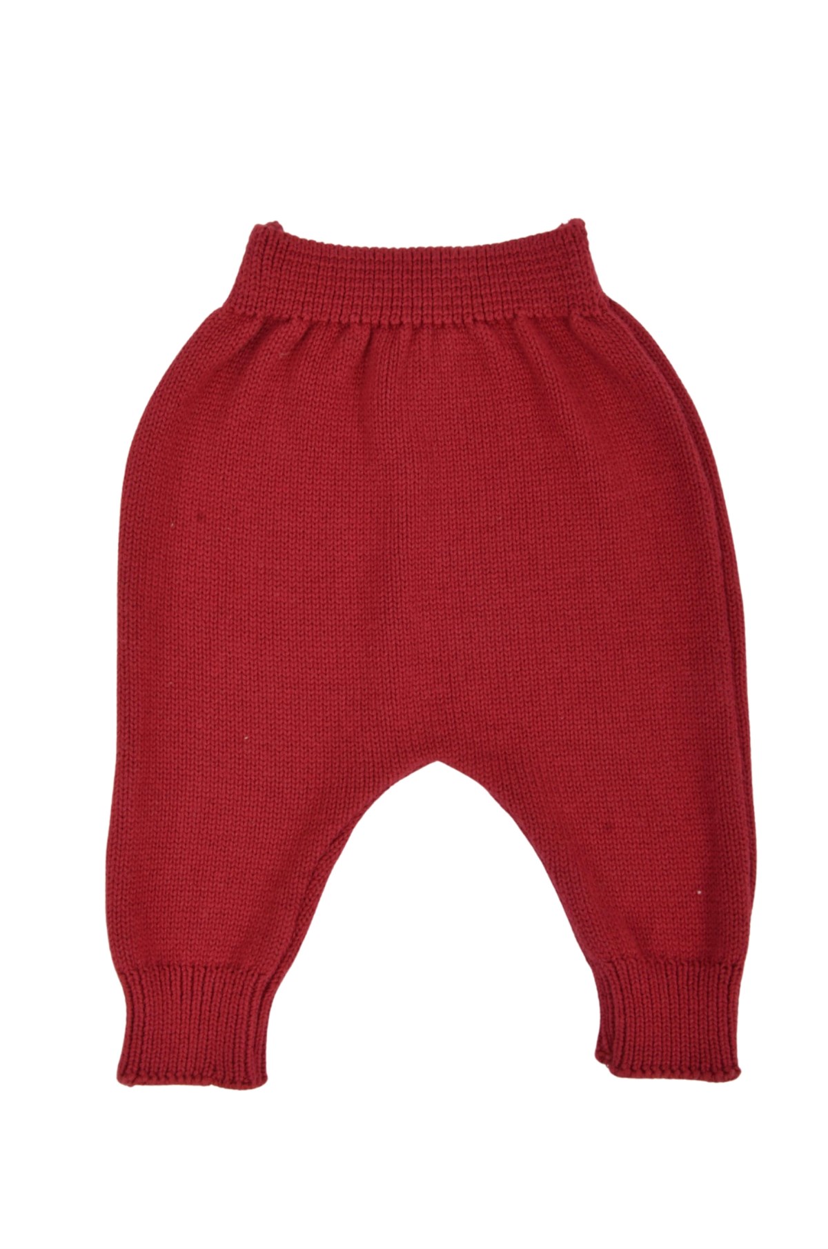 Triko Düz Pantolon KIRMIZI
