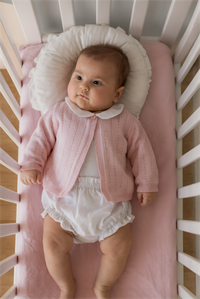 Ajur Hırka 3lü Takım PEMBE