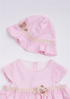 Kız Bebek Kız  Bebek Elbise PEMBE