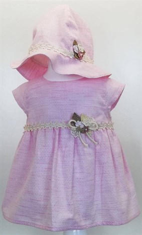 Kız Bebek Kız  Bebek Elbise PEMBE
