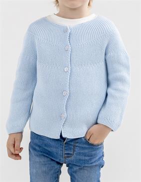 Links Örgü Hırka BEBE MAVİ