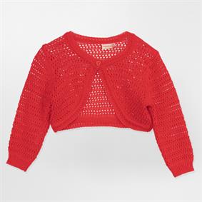 Triko Ajurlu  Bolero KIRMIZI