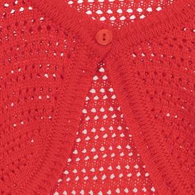 Triko Ajurlu  Bolero KIRMIZI