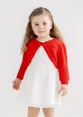 Triko Ajurlu  Bolero KIRMIZI